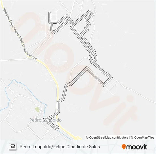 170 Bus Line Map