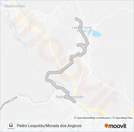 180 Bus Line Map