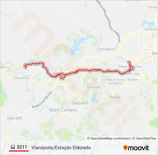 3211 Bus Line Map