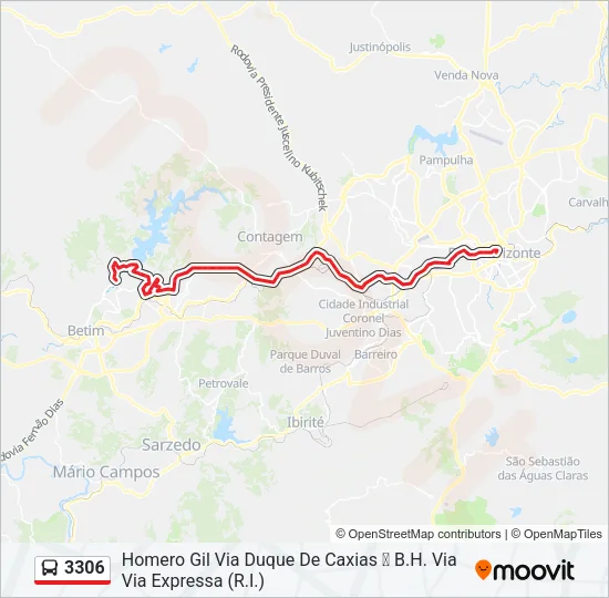 3306 Bus Line Map
