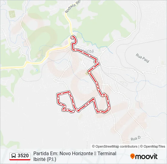 3520 Bus Line Map