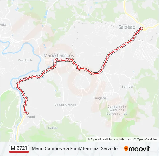 3721 Bus Line Map