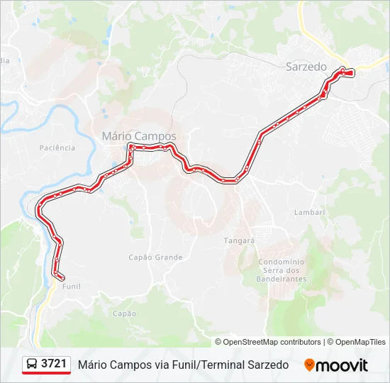 3721 Bus Line Map