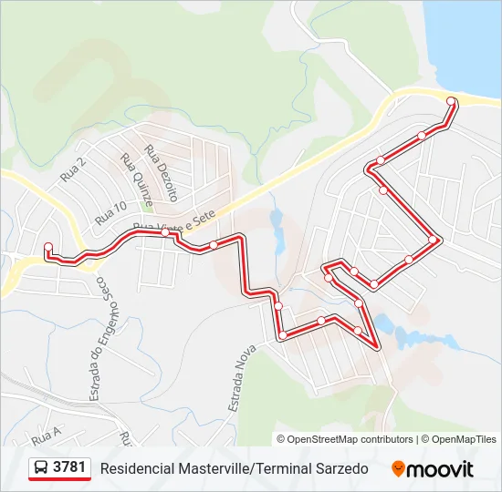 3781 Bus Line Map