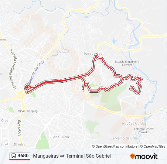 4680 bus Line Map