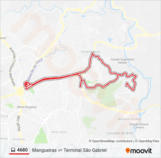 4680 Bus Line Map