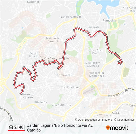 2140 Bus Line Map