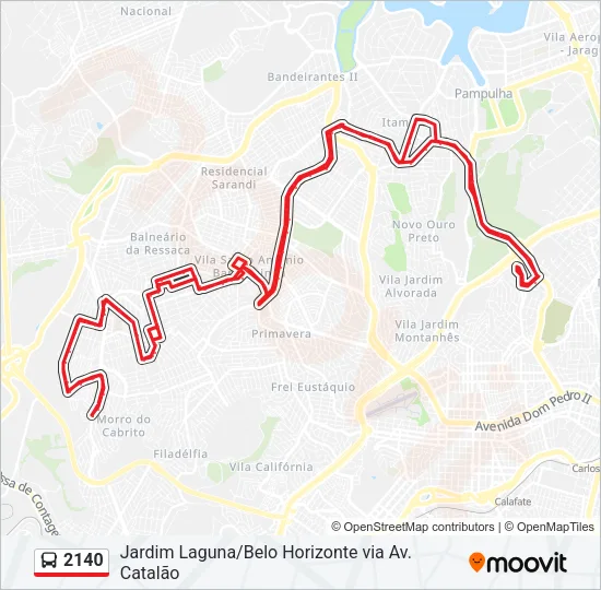 2140 Bus Line Map