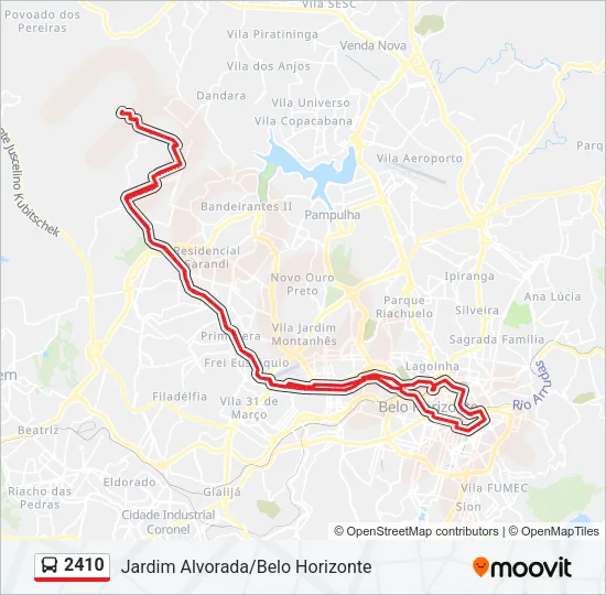 2410 Bus Line Map
