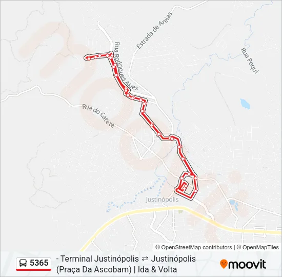 5365 Bus Line Map