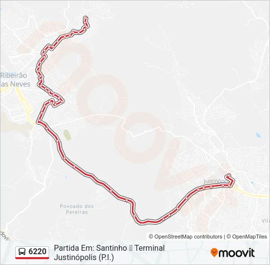 6220 Bus Line Map
