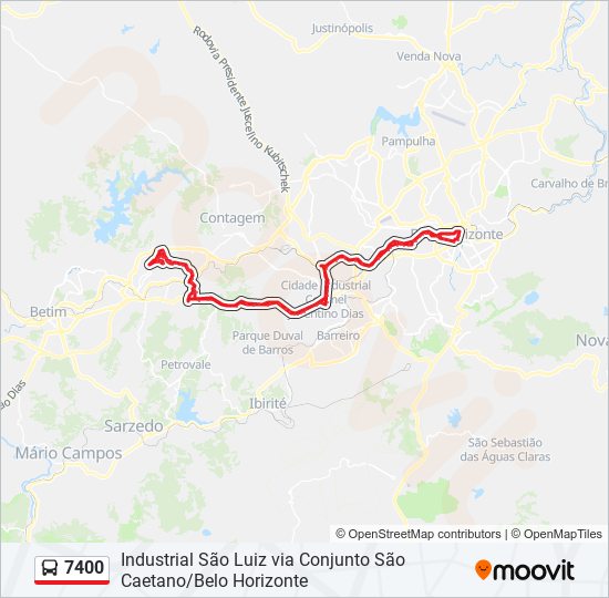 7400 bus Line Map