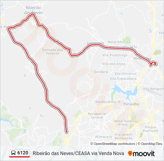 6120 Bus Line Map