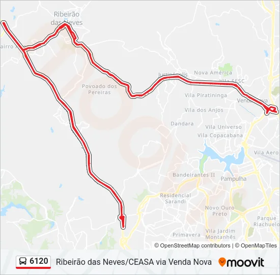 6120 Bus Line Map