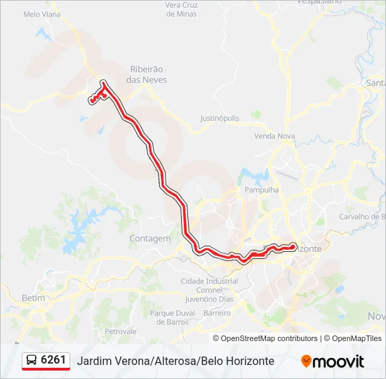 6261 Bus Line Map