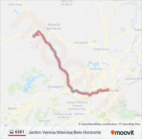 6261 Bus Line Map