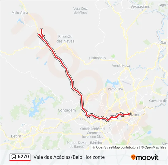 6270 Bus Line Map