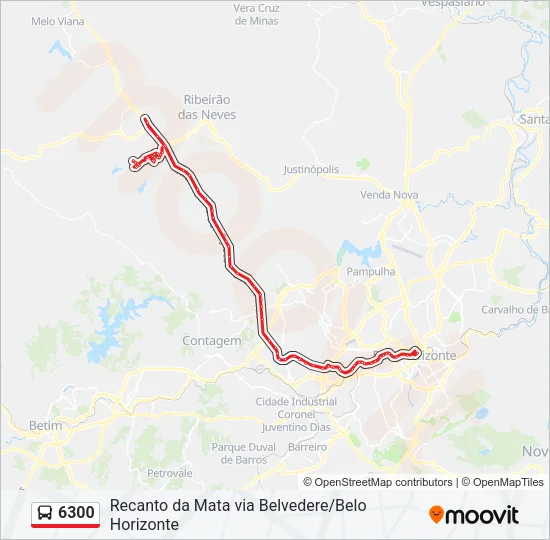 6300 Bus Line Map