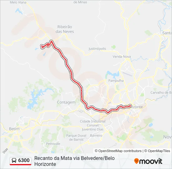6300 Bus Line Map