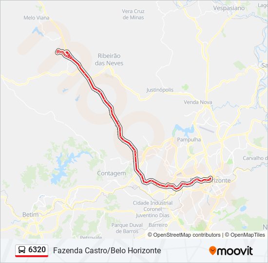 6320 bus Line Map