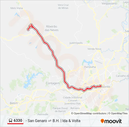 6330 Bus Line Map