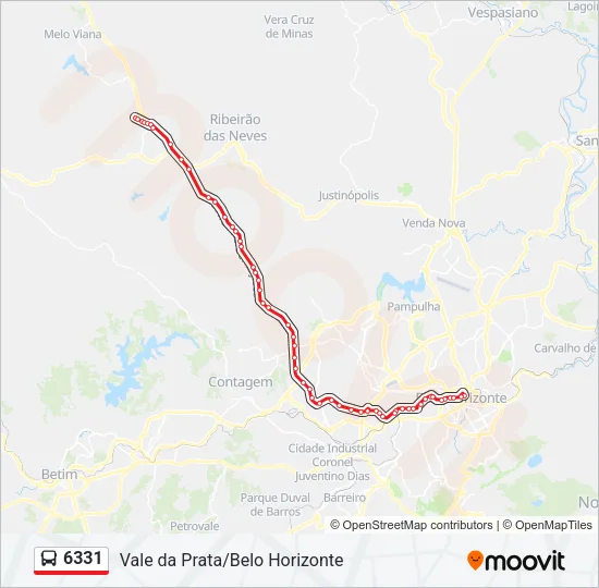 6331 Bus Line Map