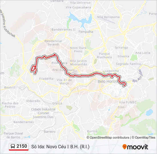 2150 Bus Line Map