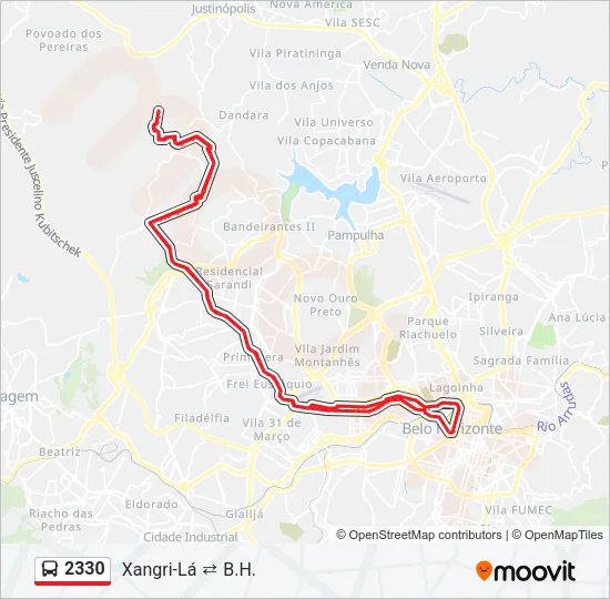 2330 Bus Line Map