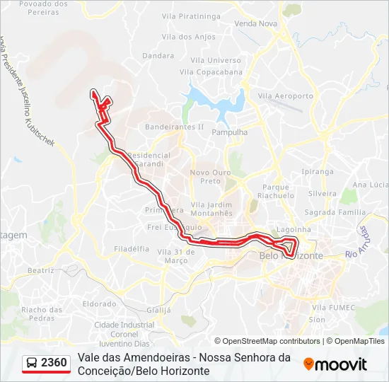 2360 Bus Line Map