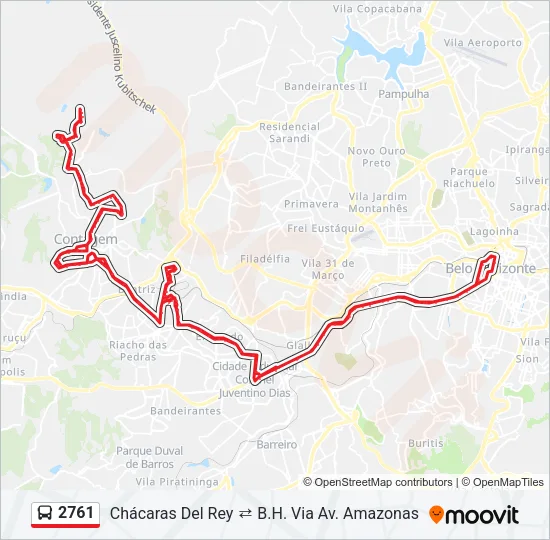 2761 Bus Line Map