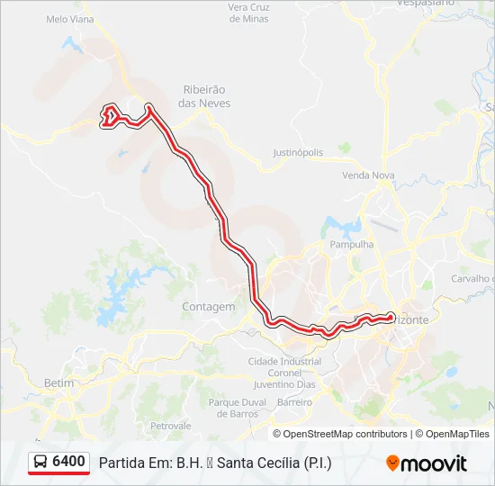 6400 Bus Line Map