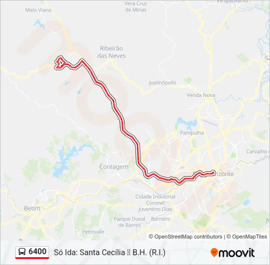6400 Bus Line Map