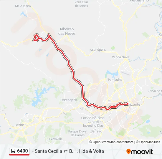 6400 Bus Line Map