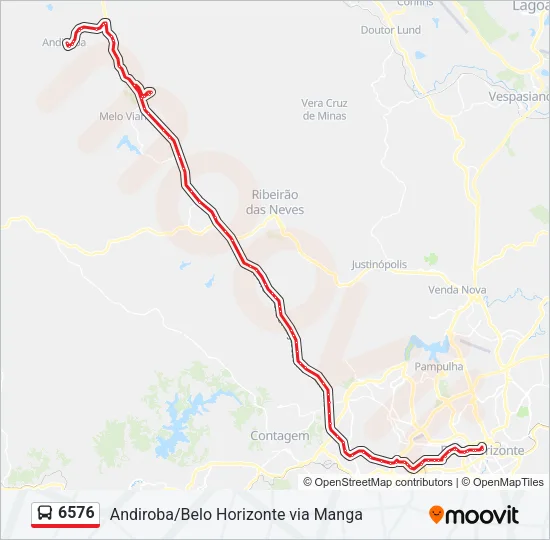 6576 Bus Line Map