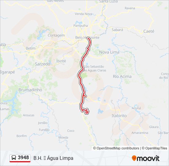 3948 bus Line Map