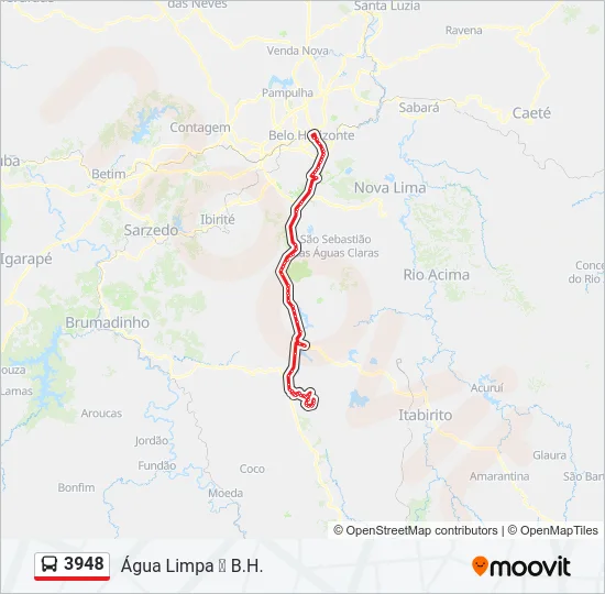 3948 Bus Line Map
