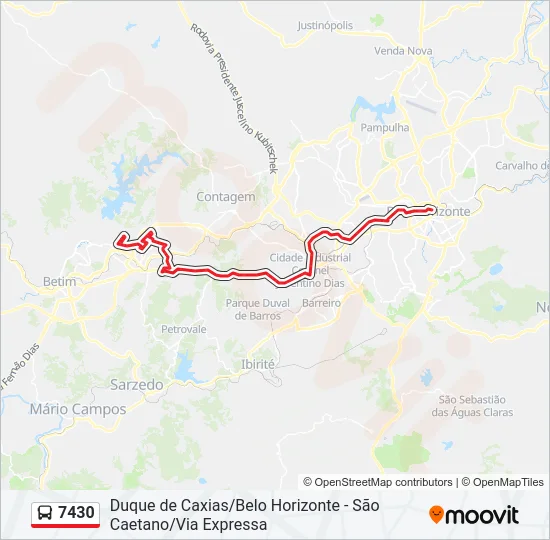 7430 Bus Line Map