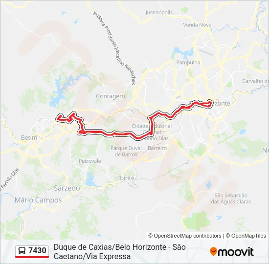 7430 Bus Line Map