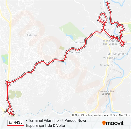 4435 Bus Line Map