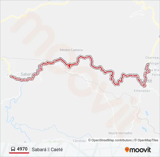 4970 Bus Line Map
