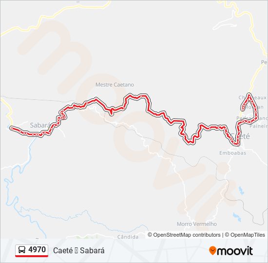 4970 bus Line Map