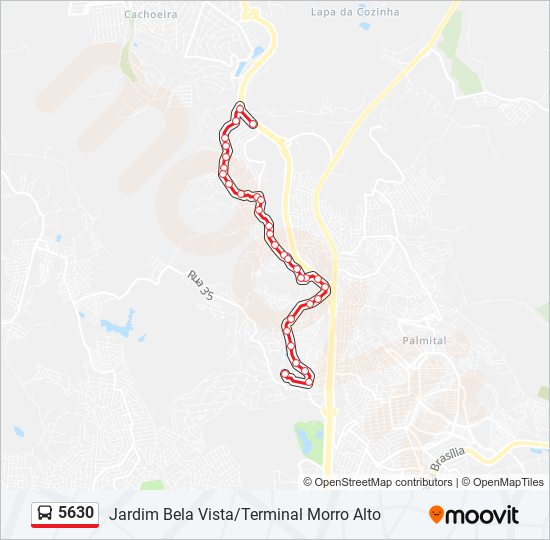 5630 bus Line Map