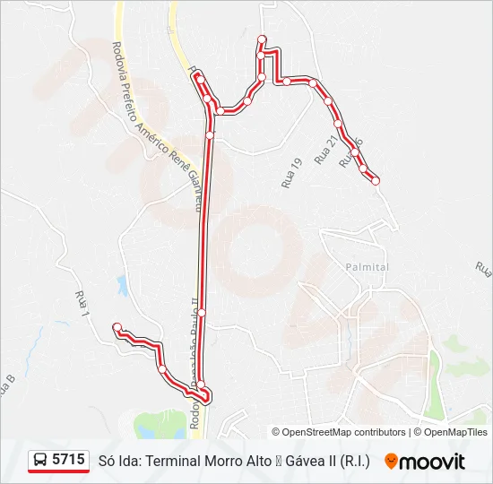 5715 Bus Line Map