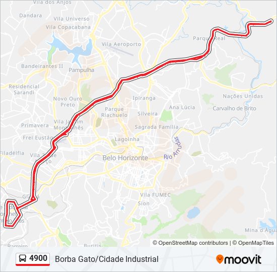 4900 bus Line Map