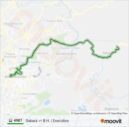 4987 Bus Line Map
