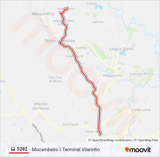 5282 Bus Line Map