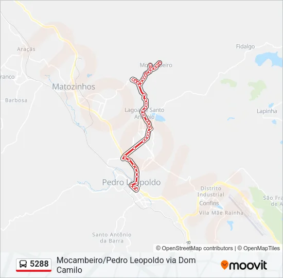 5288 Bus Line Map