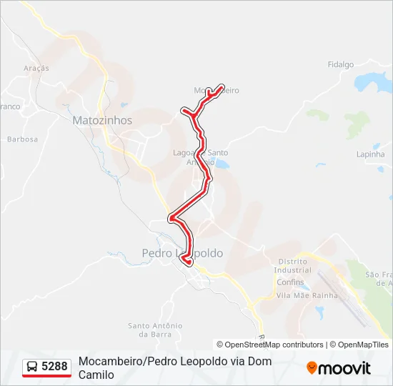 5288 Bus Line Map