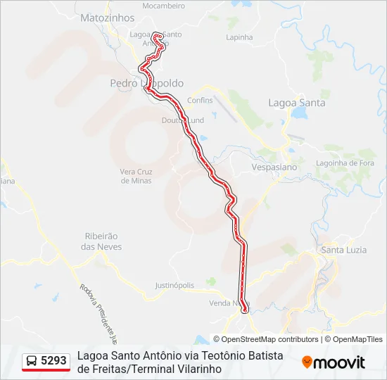 5293 Bus Line Map