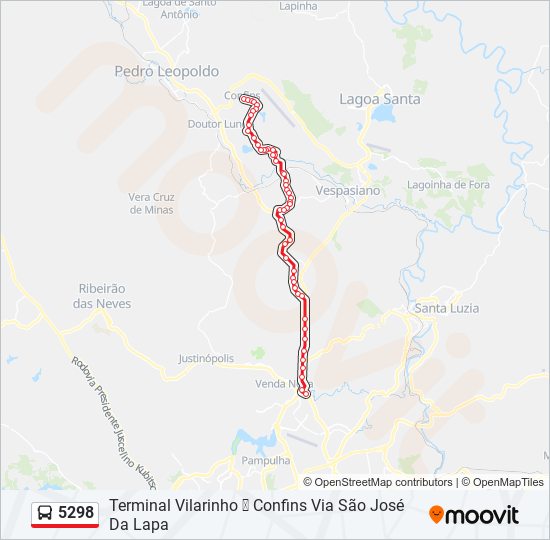 5298 bus Line Map